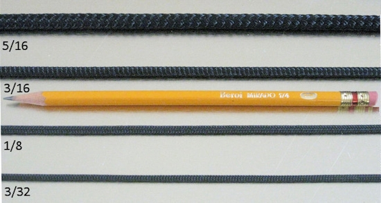 Davis RF 3/32 - 100' Double Braided Antenna Rope