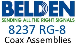 Belden 8237 RG8 Coax Assemblies | DX Ham Radio Supply
